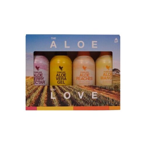  4pack Forever Aloe Mixed Gel Cene