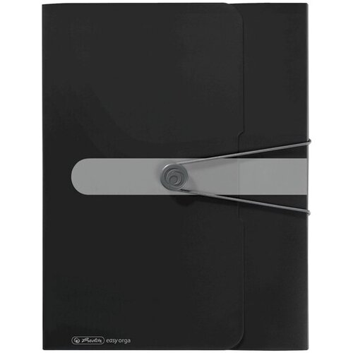 Herlitz Mapa A4 s gumicom, PP, hrbat 40 mm, Easy orga to go, crna Cijene