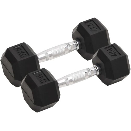  Jednoručni utezi 2 kom 8 kg ukupno lijevano željezo Cene