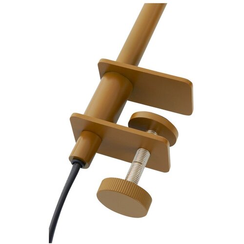 Ellos Home Rjava kovinska namizna svetilka z upogljivo konstrukcijo/s sponko (vi&amp;scaron;ina 50 cm) Flexi Torino &amp;ndash; Slike