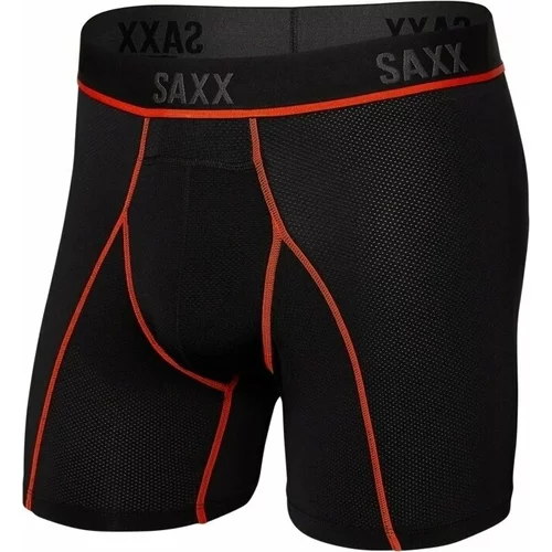 SAXX Kinetic Boxer Brief Black/Vermillion XL