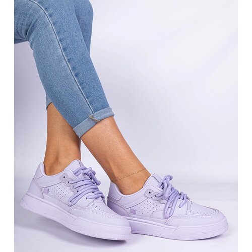 Gemre Asphodel purple women&amp;#039;s sports sneakers made of eco-leather Slike