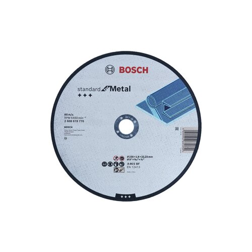 Bosch Rezne ploče Standard for Metal s ravnim sredi&scaron;tem prečnika 22,23 mm, za velike ugaone brusilice 2608619770 Cene