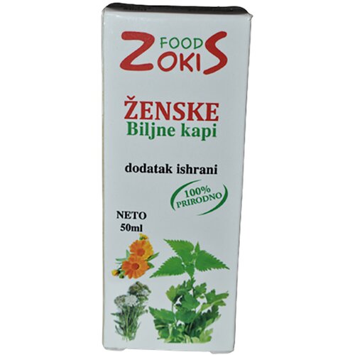 Zokis Ženske biljne kapi, Zokis food 50ml Cene