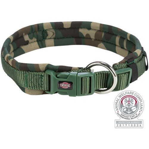 Trixie dog premium ogrlica s&m 35-42cm/15mm military Slike