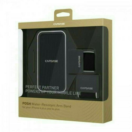  Capdase Water-Resistant Armband (iPhone 4/7 in 139x69x8 mm) Posh 141A Gray/Silver Cene