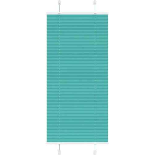 vidaXL Plisirana zavjesa petrolej zelena 65x100 cm &Scaron;irina tkanine 64 4 cm Poliester - Benzinski zeleno 65 x 100 cm Cijene