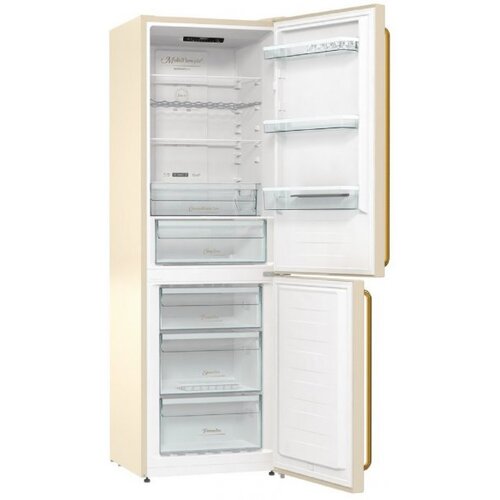 Gorenje NRK6192CLI frižider sa zamrzivačem dole, Classico linija, No Frost Plus, visina 185 cm, &amp;scaron;irina 60 cm, bež boja Slike