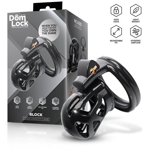 Domlock KLETKA ZA PENIS Block Black Slike