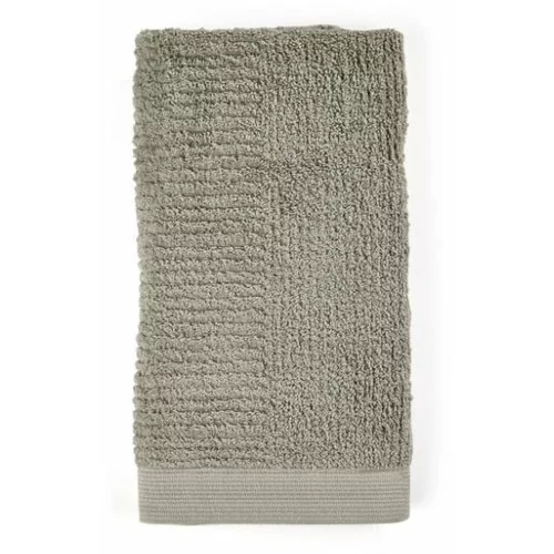 Zone sivo-zeleni ručnik od 100% pamuka Classic Eucalyptus, 50 x 100 cm