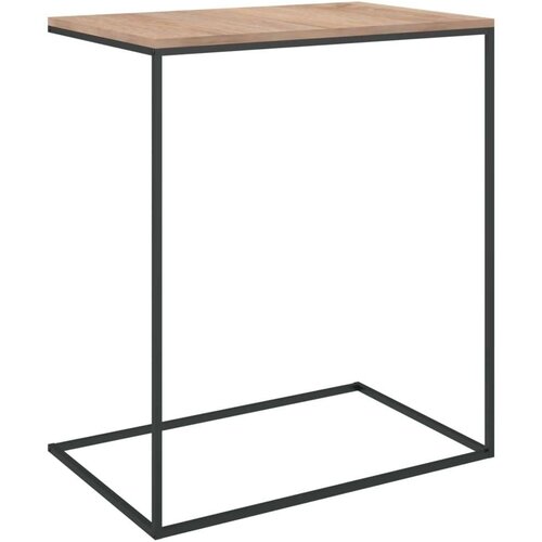VidaXL bočni stolić crni 55 x 35 x 66 cm od konstruiranog drva Slike