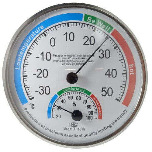 Analogni termometar i higrometar -30 - 50°C Slike