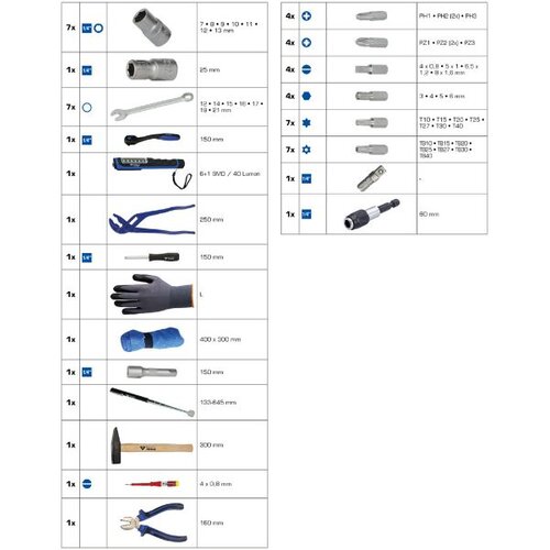 Brilliant tools BT024064 BT024064 set alata Slike