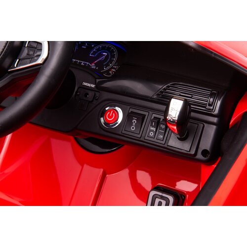 Lean Toys Avto na akumulator s potiskalom 12V - SX2118 Črno lakirano -9585 Slike