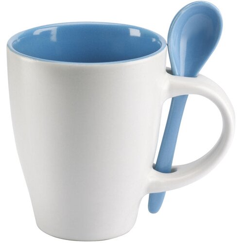  &amp;Scaron;ALICA 250ML SA ŽLIČICOM MIDOCEANBRANDS MO734404 BIJELA/PLAVA Slike
