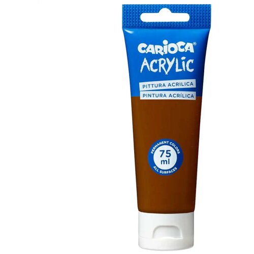 Carioca Akrilna barva 75 ml v rjavi barvi - Cene