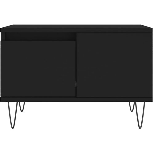  Stolić za kavu crni 55 x 55 x 36,5 cm od konstruiranog drva Slike