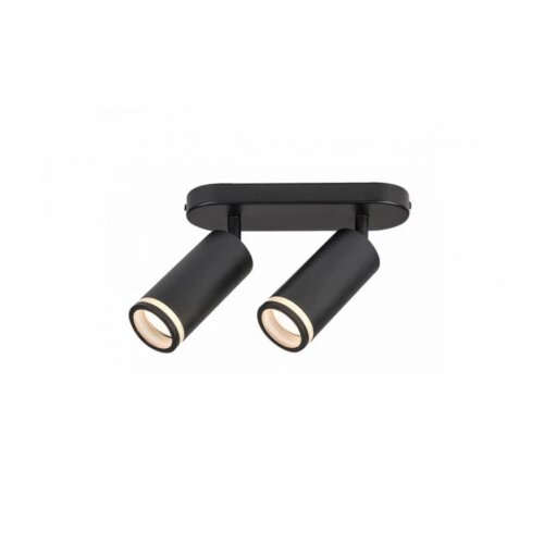 Rabalux plafonjera senobia GU10 2x max 35W crna (73034) Slike