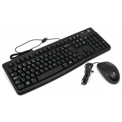 Logitech MK120 USB črna slovenska tipkovnica + mi&scaron;ka Cene