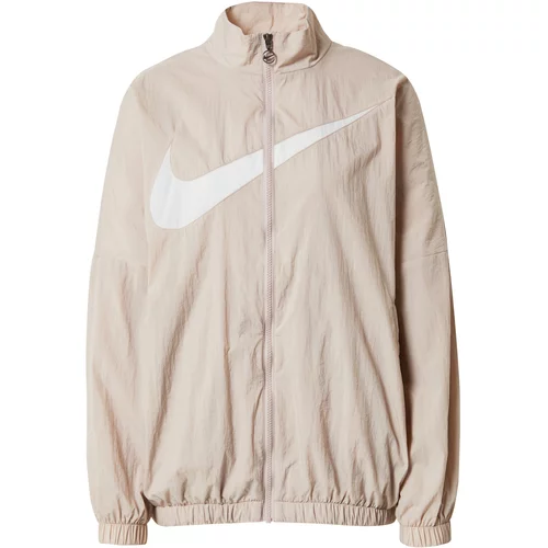 Nike Sportswear Prehodna jakna temno siva / bela