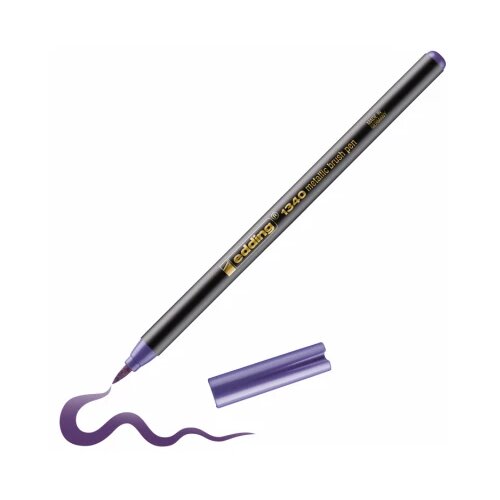  Brush flomasteri E-1340, 1-6 mm metalik Edding ljubičasta 08L1340ML Cene