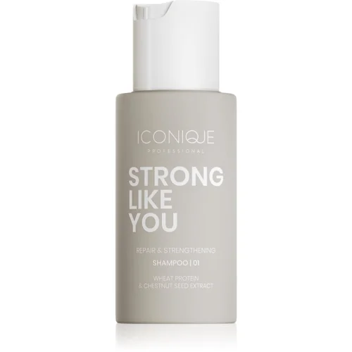 ICONIQUE Professional STRONG LIKE YOU Repair & Strengthening regeneracijski šampon za poškodovane lase 70 ml