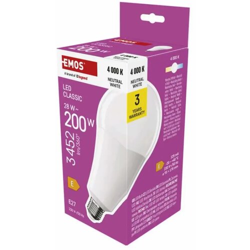 Emos zq5e93 Led sijalica classic a95 28w(200w) 3452lm e27 nw ( 3481 ) Cene