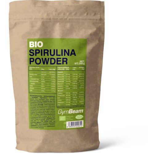 GymBeam BIO Spirulina prah 250 г Cene