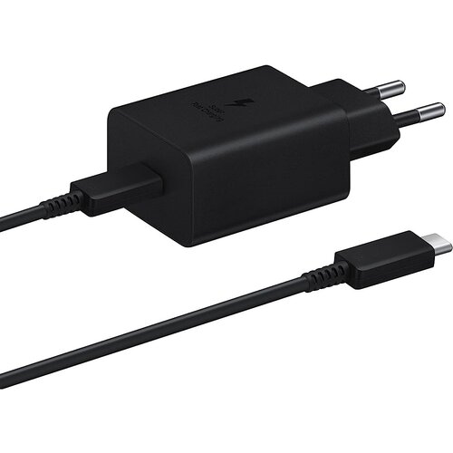 Samsung brzi punjač 45w Type C + kabl Type C (T4510) crna Cene