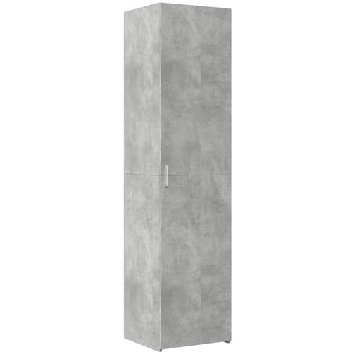 Maison Chic Visoka omara - Komoda - Predalnik betonsko siva 45x42,5x185 cm inženirski les, (21721599) Slike