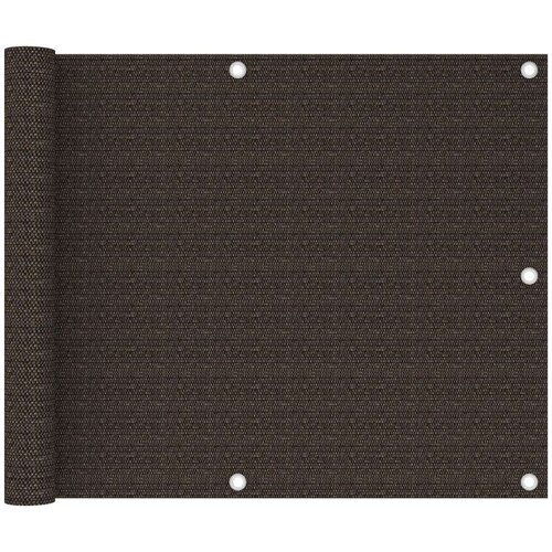 Balkonski Balkonsko platno rjavo 75x500 cm HDPE, (20764727) Slike