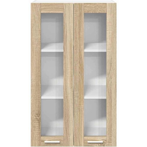 VidaXL viseći ormarić s policom riga sonoma hrast 60 x 31 x 100 cm Slike