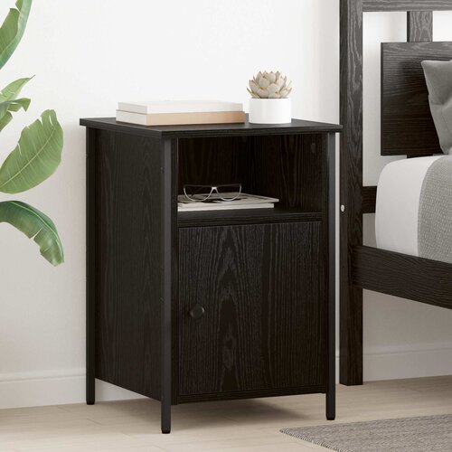  Noćni ormar 2 pcs Crni hrast 40 x 42 x 60 cm Konstruirano drvo Cene
