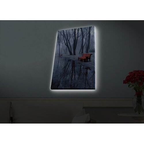 Wallity Zidna slika sa LED osvetljenjem 4570HDACT-077, 45x70 cm Cene