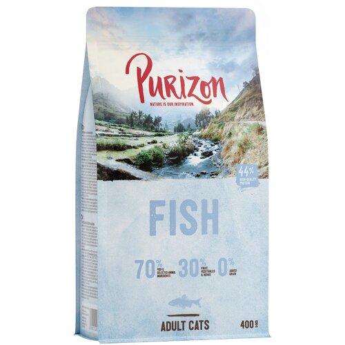 Purizon suha hrana za mačke 2 x 400 g po poskusni ceni! - Adult riba Cene