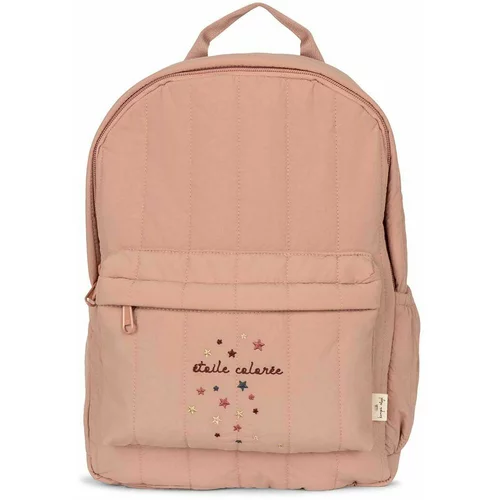 Konges Sløjd Dječji ruksak boja: ružičasta, mali, s aplikacijom