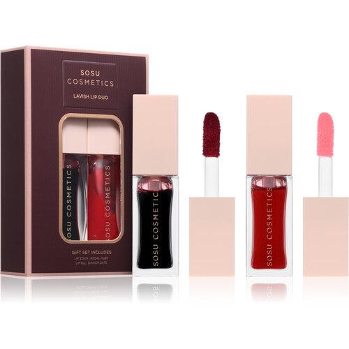 SOSU Cosmetics Lavish Lip Duo darilni set za ustnice Cene
