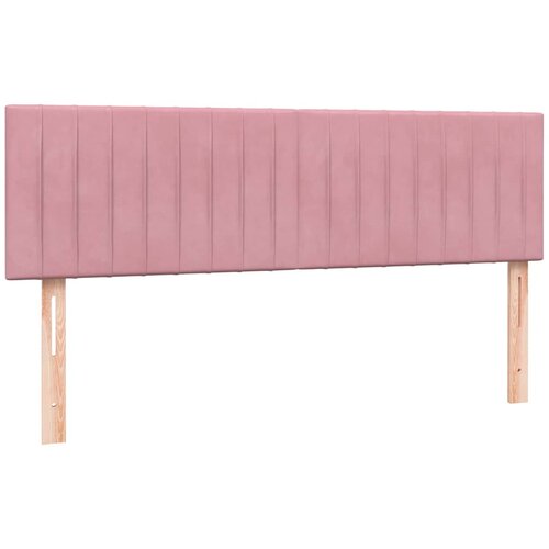 Box Spring krevet s madracem ružičasti 140x220 cm bar&amp;scaron;un Slike