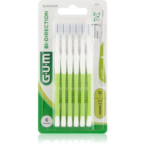 GUM Bi Direction Interdental Brush medzobne ščetke 0,7 mm 6 kos Cene