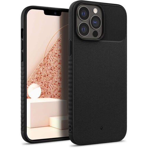 Caseology Vault za iPhone 13 Pro Max mat črna Slike