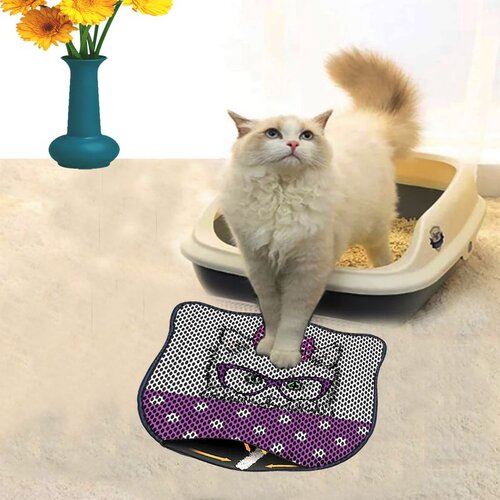 WALLXPERT Kdkafa0257 multicolor cat litter mat Cene