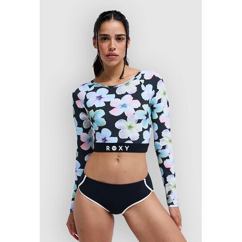 Roxy Active Ls Crop Top Lycra z dolgimi rokavi anthracite im fleur real Cene