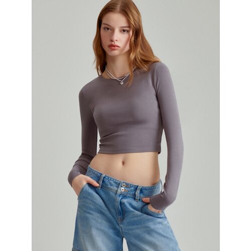 House - Strukirana bluza - Svijetlo siva Slike