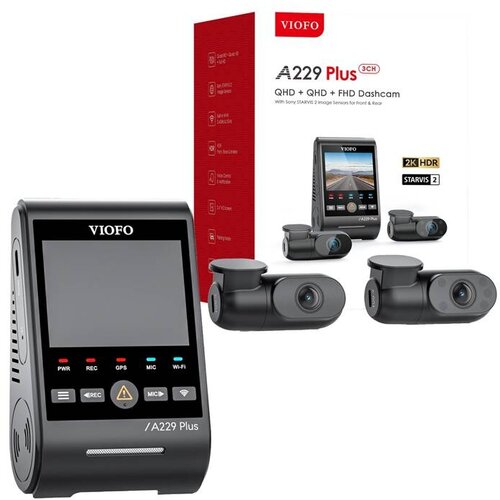 Viofo A229 PLUS 3CH 2K + 1080p WiFi, GPS video recorder Cijene