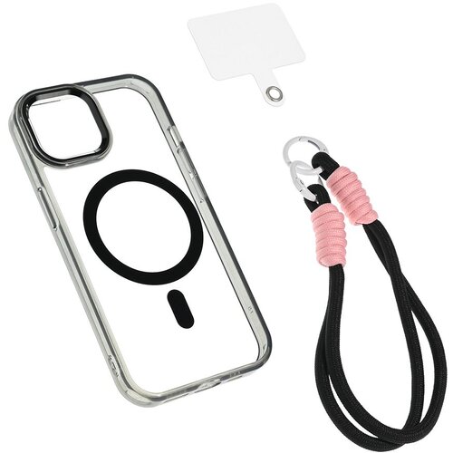  Maska za iPhone 15 6.1" MagSafe Loop, Crna Cene