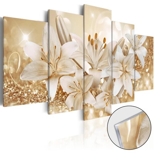  Slika na akrilnom staklu - Golden Bouquet 200x100 Cene