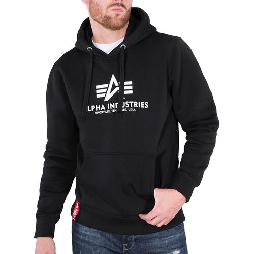 Alpha Industries Sweater majica crvena / crna / bijela Slike