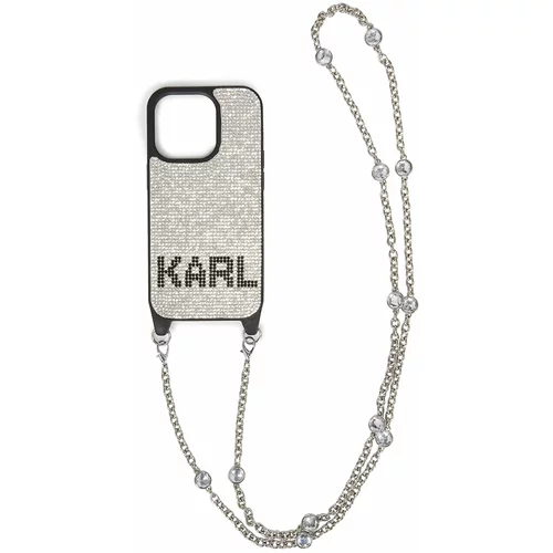 Karl Lagerfeld Etui za telefon srebrna