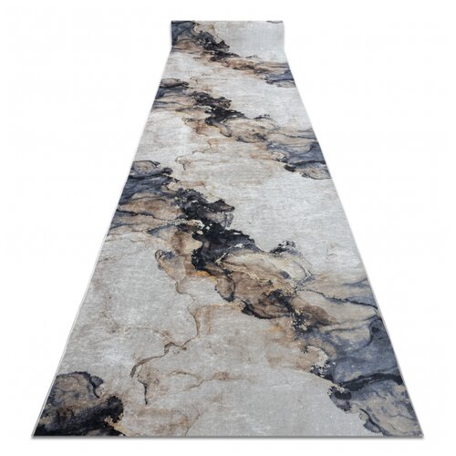 RugsX Tekač gumiran LOTUS SHADOWS 37550 Abstrakcija bež / siva pralna protizdrsna 80 80x930 cm, (5000173759) Cene
