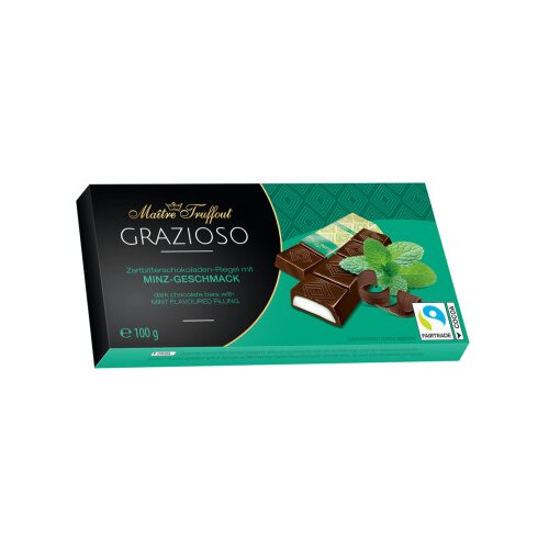 MAITRE TRUFFOUT Čokolada tamna sa mentom 8x12,5g Cijene